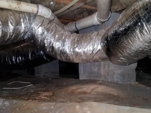 clean the air in your dirty crawlspace
